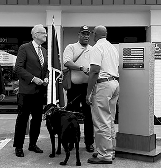 Heartland Regional Group Dedicates Braille Flag